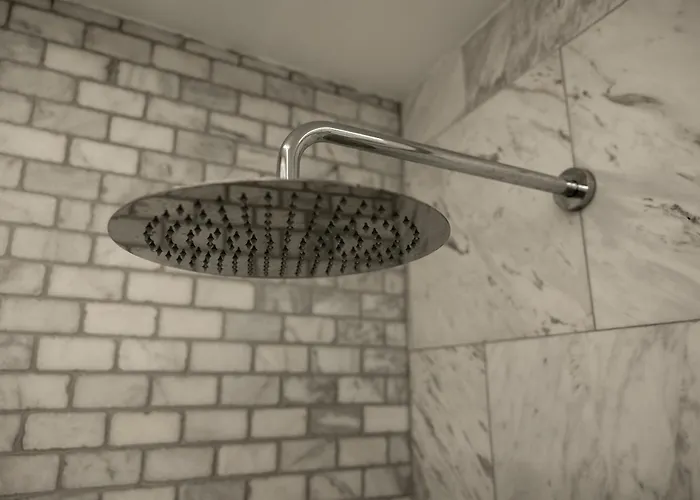 White Marble In Black Pearl Chic Centre Appartement Szczecin